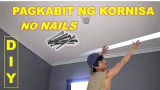 Paano Magkabit Ng Kornisa Na Walang Pako Diy