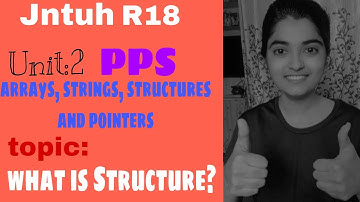 #pps #R18 #unit2 #topic11 #structure  #array #string #structures  #pointer