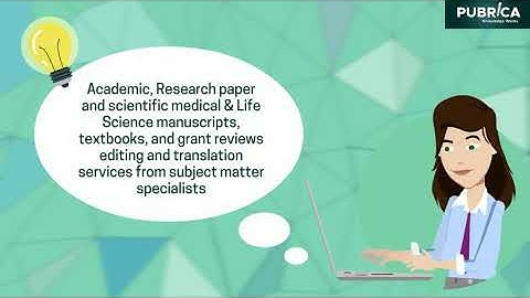 Scientific Manuscript Paper Editing and Proofreading Services - Pubrica