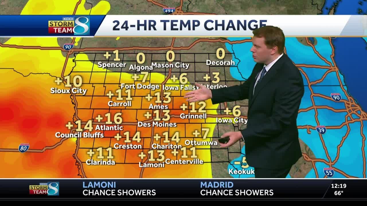 Iowa weather: Warming up with more rain chances this week - YouTube