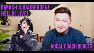 Vocal Coach Reacts! Dimash Kudaibergen! Hello! Live!