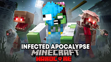 Surviving An Infected Zombie Apocalypse in Minecraft Hardcore