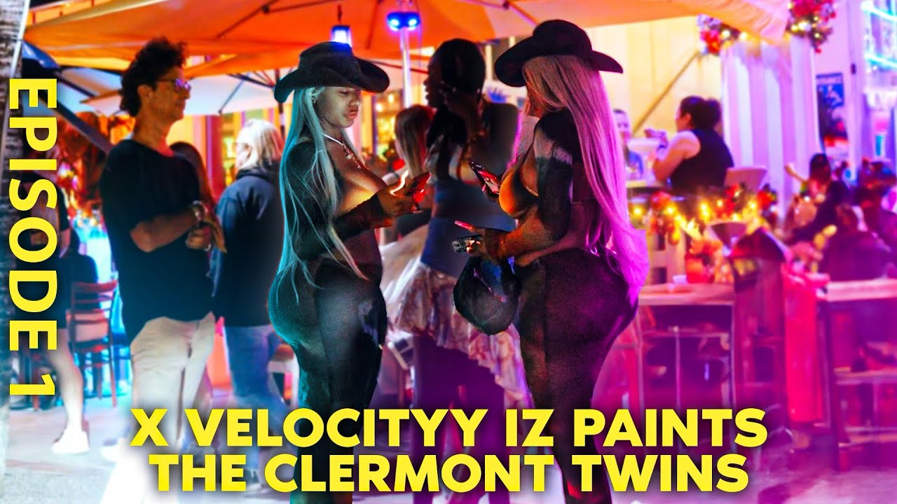X VELOCITYY IZ PAINTS THE CLERMONT TWINS YouTube