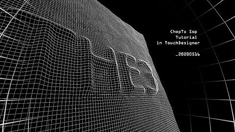 ChopTo Sop | TouchDesigner Tutorial
