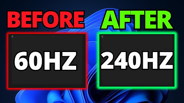 How To Enable 144Hz, 240Hz or ANY Hz on Your Monitor - Full Guide