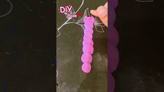 DiY superclay #easycarft #rose🌹you can easily decorate your room or particular wall