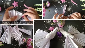 Beautiful Paper Bird from Waste Material | Best Out of Waste Craft Idea