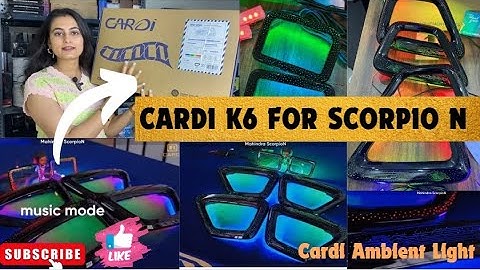 Cardi k6 Scorpio N😍 | Full unboxing video✅| Caroxygen #ambientlights #Scorpionambientlight #ambient