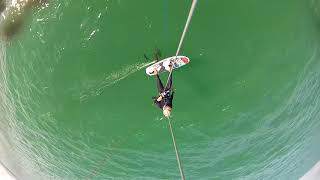 Simple foiling gybe (touch down)