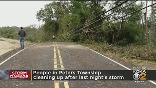 Storms Leave Behind Path Of Damage In Peters Township