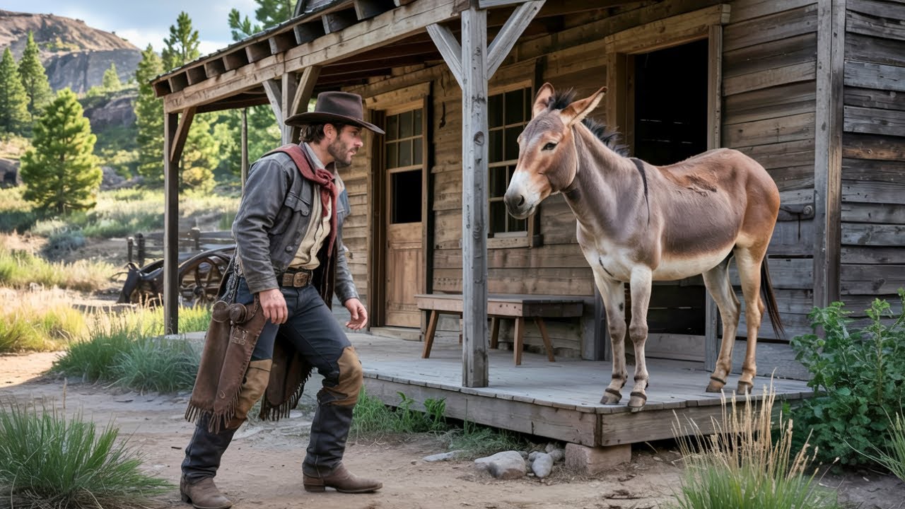 Poor Cowboy Bought Abandoned Barn for $15—Froze in Shock When He Found a Donkey Inside