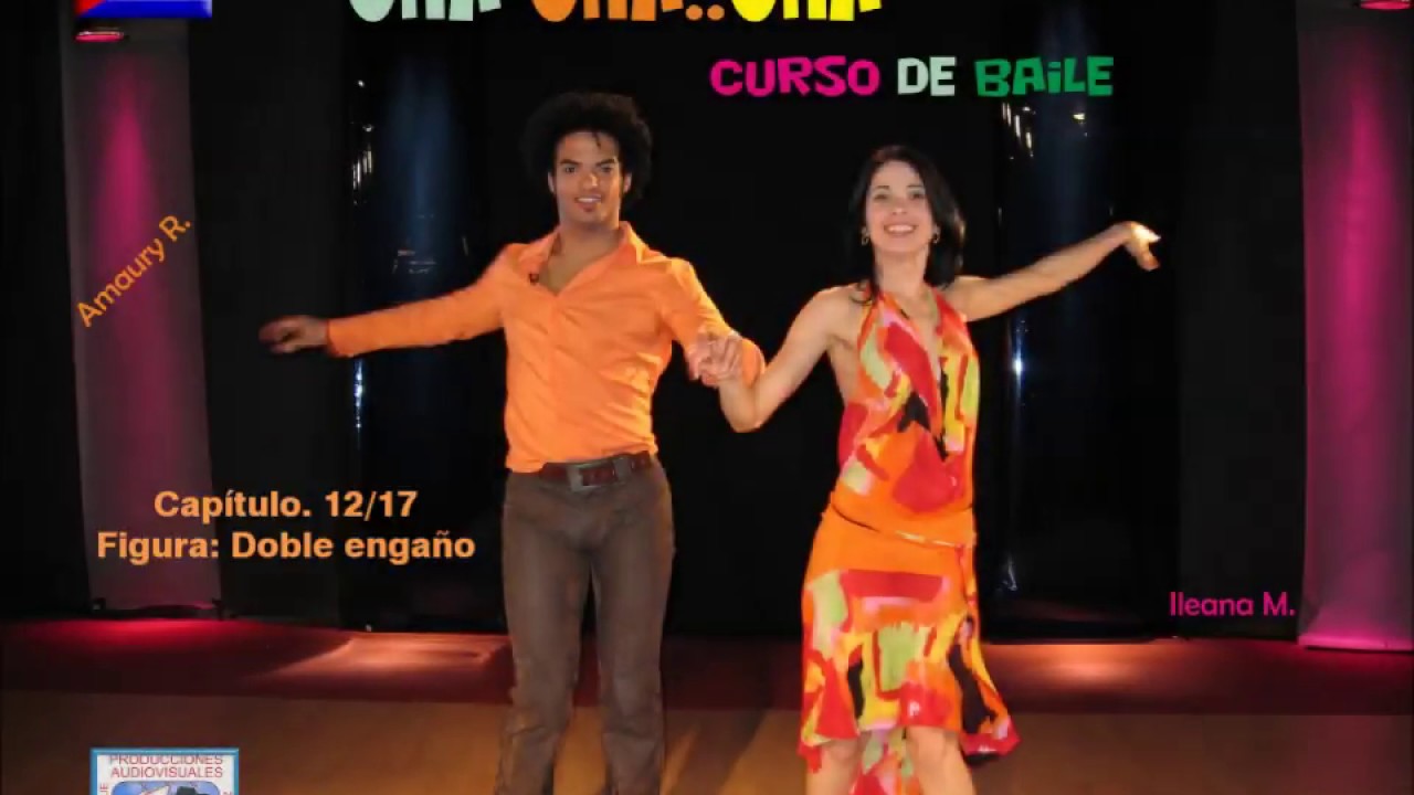 Capítulo.12-17. Figura. Doble engaño-Chachachá Cubano.Curso de baile Castellano