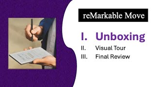 reMarkable Move: Unboxing and Hardware Impressions
