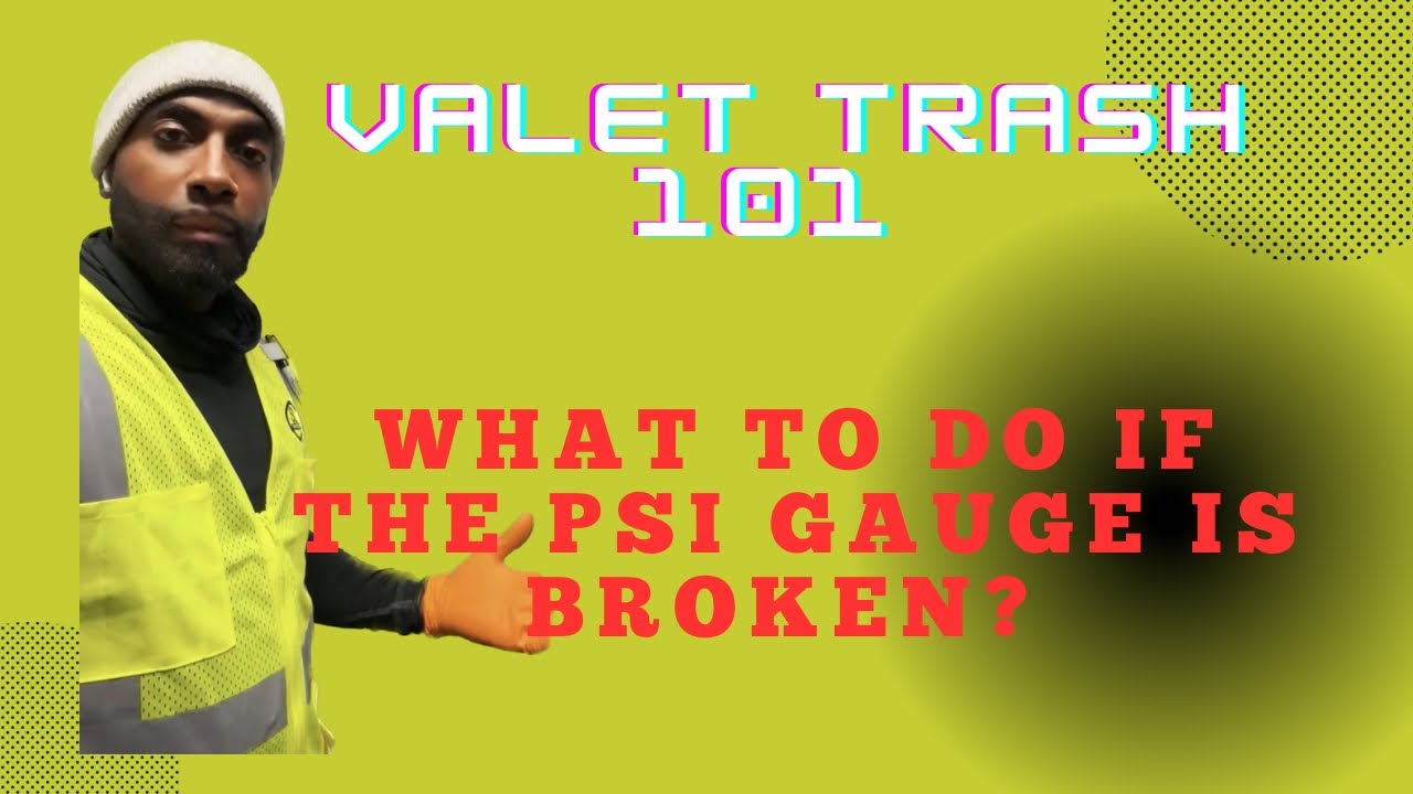 Valet Trash Hack: Here’s a way to check to see if the compactor is full if the psi gauge is broken.