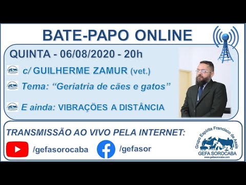 Assista: Bate-papo online - c/ GUILHERME ZAMUR (06/08/2020)