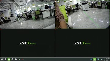 Part3 ZKTeco IP camera IVA smart functions:Tripwire+VQD+Fire Detection
