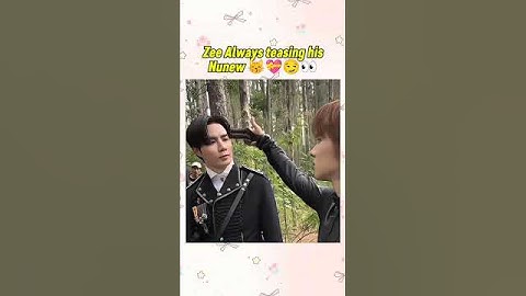 Thumbnail of Zee love to teasing his kitty😏😽💝👀🤭#bl #thaibl #zeenunew #thenextprince #zonzon #shorts