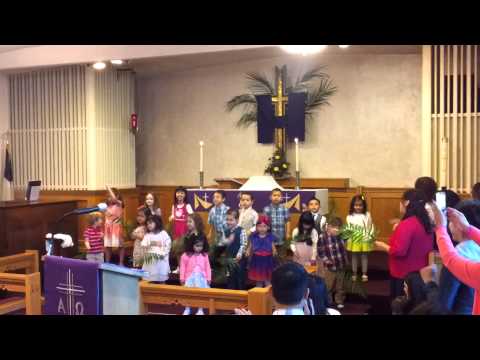 Shepherd Center Preschool Palm Sunday Performance