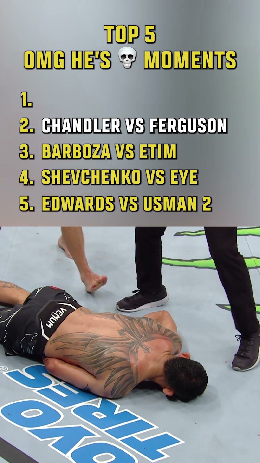 TOP 5 SCARY KNOCKOUTS ? #top5