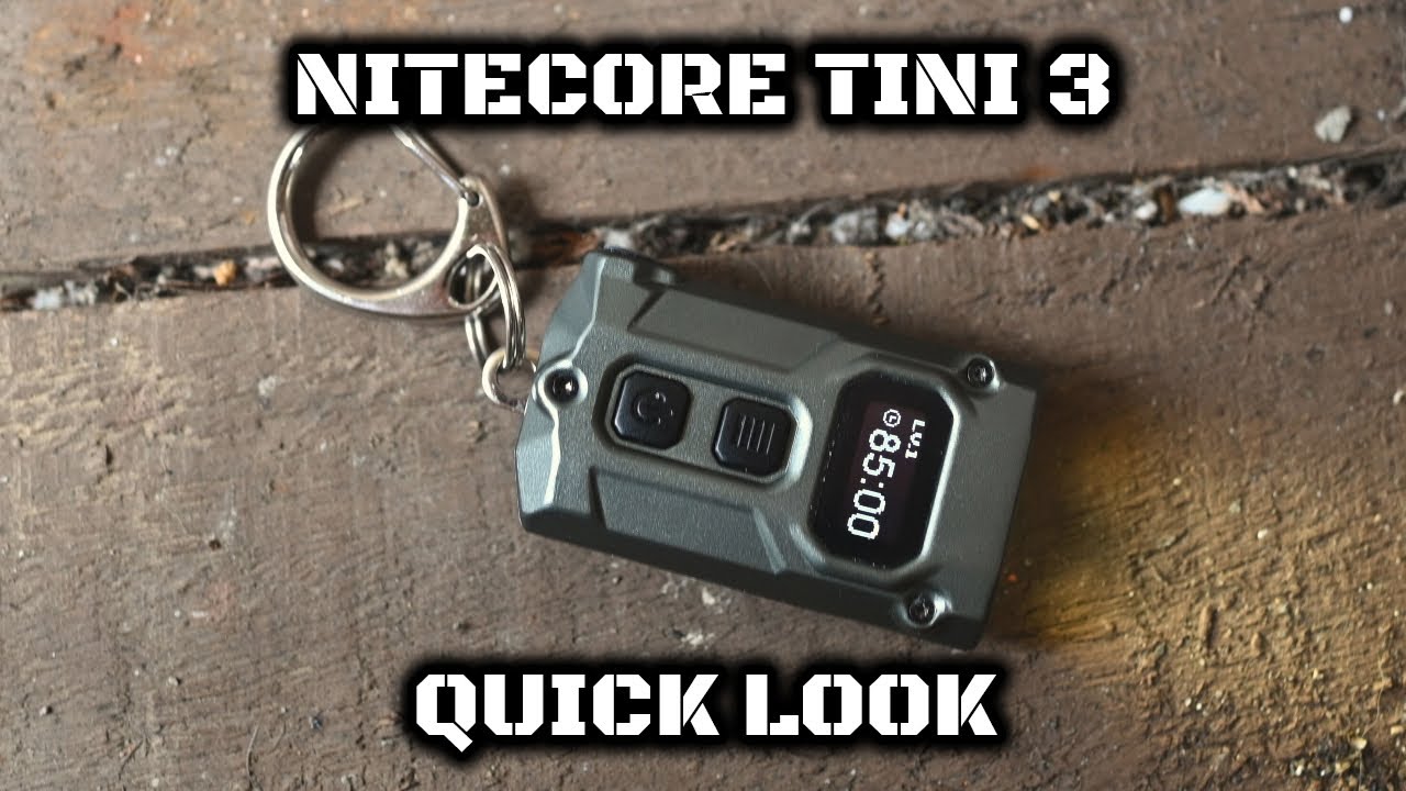 Tini 3 Quick Guide.pdf Nitecore TINI 3: Quick Look - YouTube