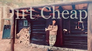 Dirt Cheap Off Grid Log Cabin (How To)