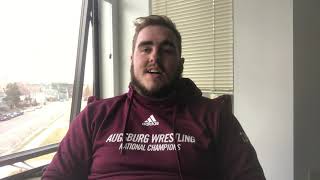 2021 Augsburg University Men's Wrestling Senior Tribute