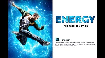 How to use Energy Photoshop Action