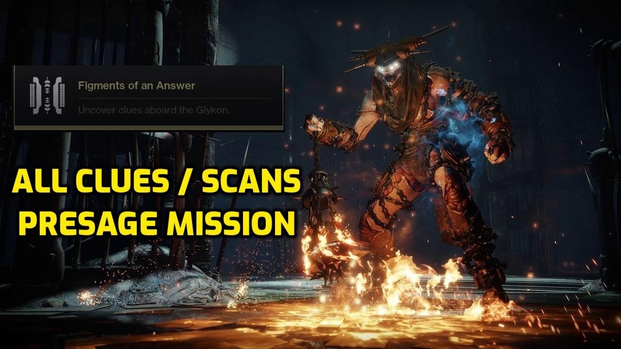 Figments of an Answer Triumph -- All Clues / Scan Locations in Presage // Destiny 2
