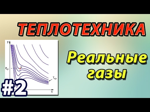 Основы теплотехники. Реальные газы. Уравнение Ван дер Ваальса. Решение задач.