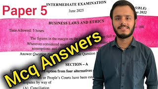 ✅cma inter june 2025 law paper mcq solution|11 June 2025 Law MCQ|cma inter june 2025 paper 5 mcq ans
