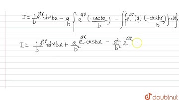 int e^(ax)cos bx dx | 12 | अनिश्चित समाकल  | MATHS | KC SINHA | Doubtnut