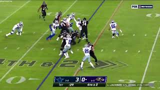 Lamar Jackson get a 37 yard read option Touchdown on 4th and 2