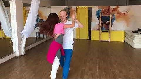 Yury Ovchinnikov & Taty Pinarina Zouk body movements/ isolation