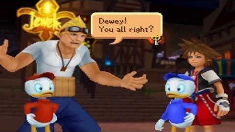 Kingdom Hearts Re: Coded [USA] Walkthrough Part 3 - Traverse Town (1/4) ~ Finding Huey & Dewey