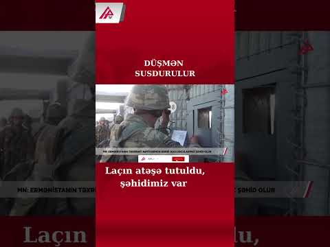 Laçın atəşə tutuldu, şəhidimiz var  #shorts