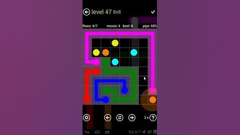 Flow Free - 8 x 8 Mania Level 47