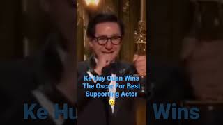 Ke Huy Quan’s Speech After Winning Best Supporting Actor At The Oscars! 😊 #artist #acting #happy