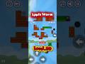 Apple Worm_99 Level, This Level is very very easy 🤗🥳... #appleworm #gaming #puzzlegame #shorts