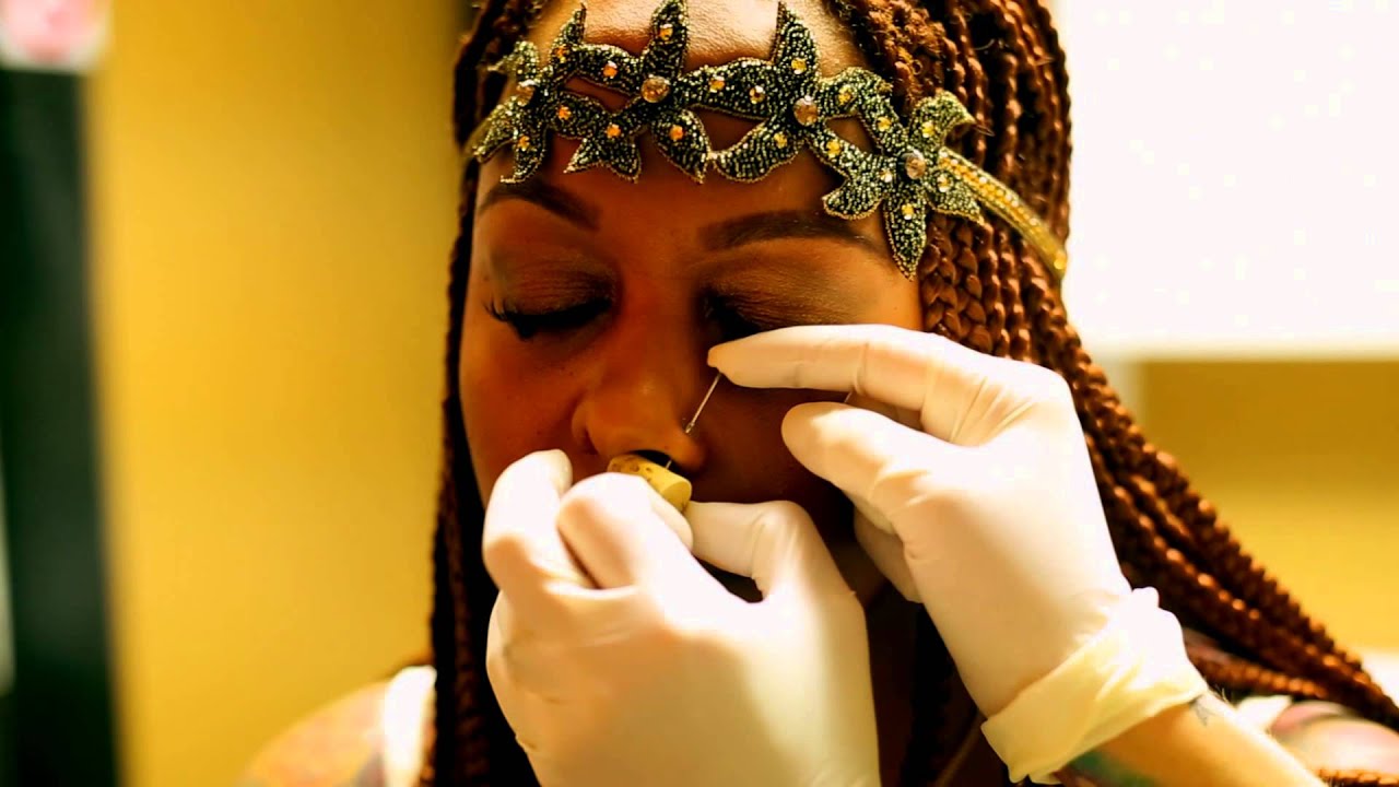 Vlog! Nose Piercing Up Close and Personal! YouTube