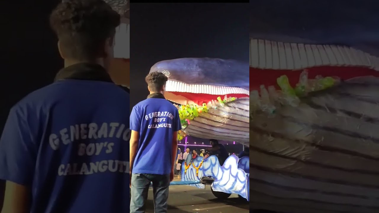 Splash! The Biggest First Whale Takes Over Goa Carnival 2024 