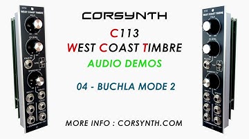CORSYNTH C113 West Coast Timbre - Audio Demos