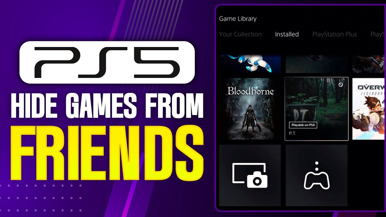 How To Hide Games From Friends On PS5 (2025 Updated Tutorial) - YouTube