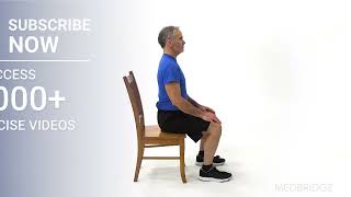 Seated Quadratus Lumborum Stretch in Chair | MedBridge