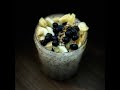 Overnight Oats with Sticky Balsamic Pearls