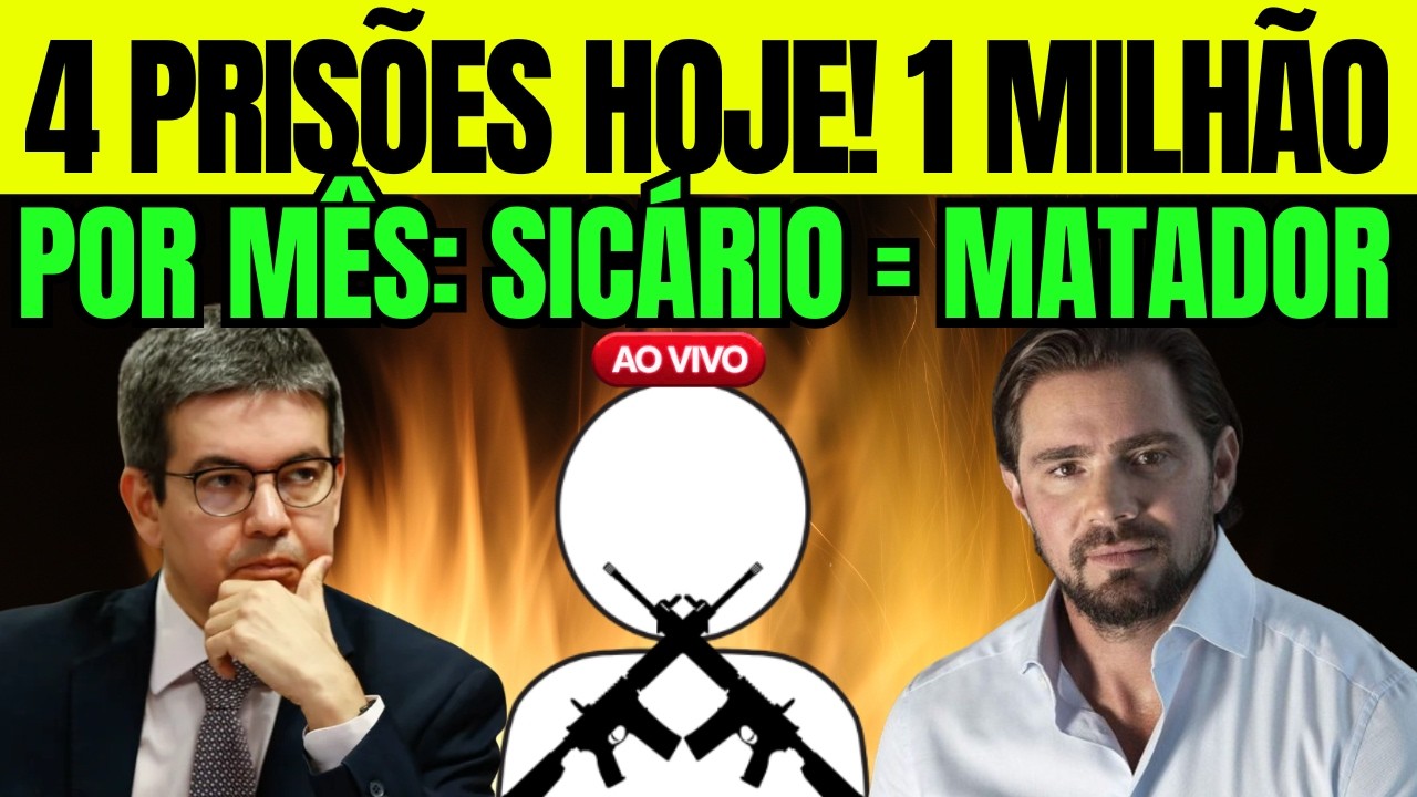 [AO VIVO] SICÁRIO, MATAD0R, RECEBIA 1 MILHÃO POR MÊS DE DANIEL VORCARO: FOI PRESO TBM!