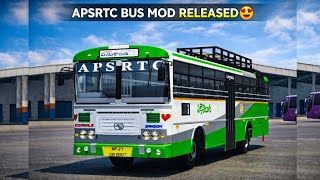 Eicher Bs-6 Apsrtc Bus Mod Released For Bus Simulator Indonesia New Bus Mod In Bussid