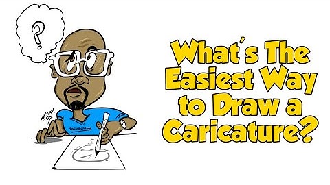 How to draw a really easy Caricature for Beginners