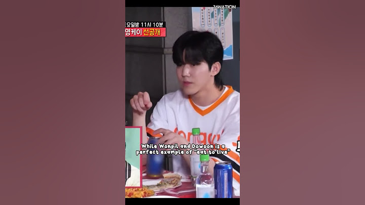 #day6 #sungjin AND #youngk VS #wonpil AND #dowoon WAY OF EATING