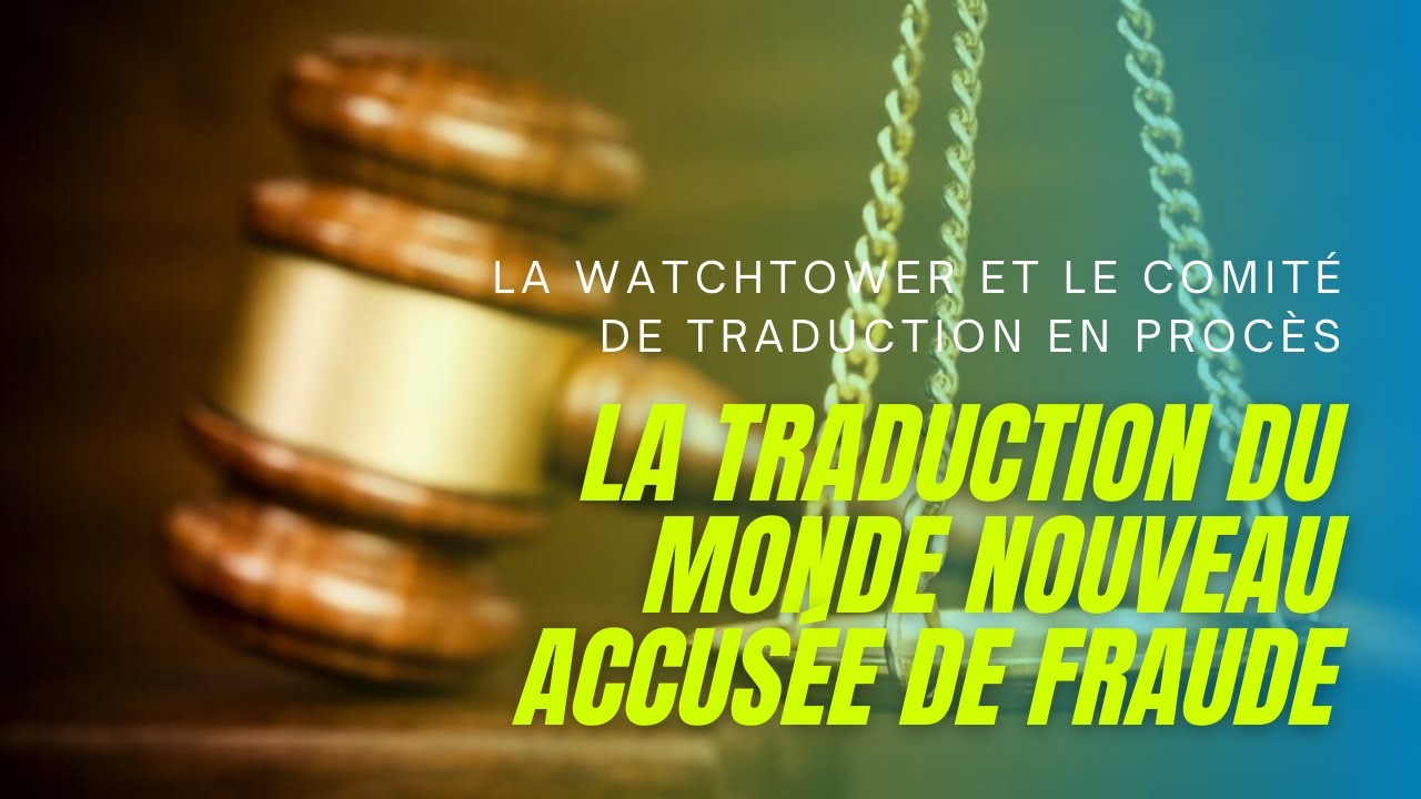 Les Témoins de Jéhovah et leur traduction de la Bible au coeur d'un procès aux États-Unis.