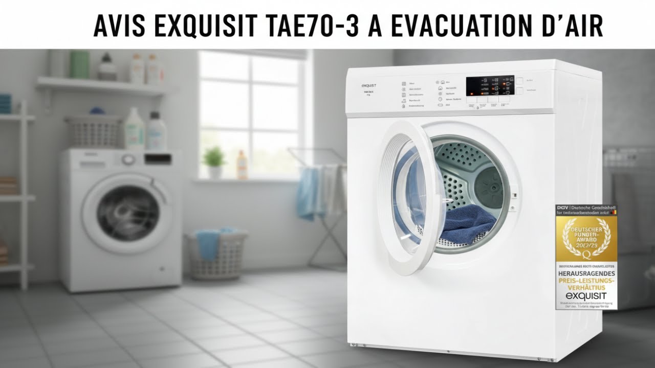 Avis Seche Linge Exquisit Tae70-3 A évacuation D'air